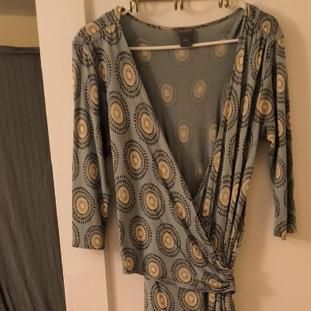 Ann Taylor Elegant Wrap Dress